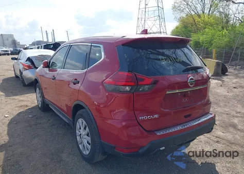 2017 Nissan Rogue S из США, поврежденный, VIN 5N1AT2MV6HC863307